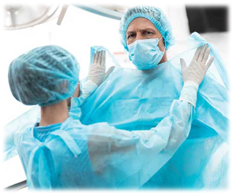 Surgical Disposable Isolation Gowns