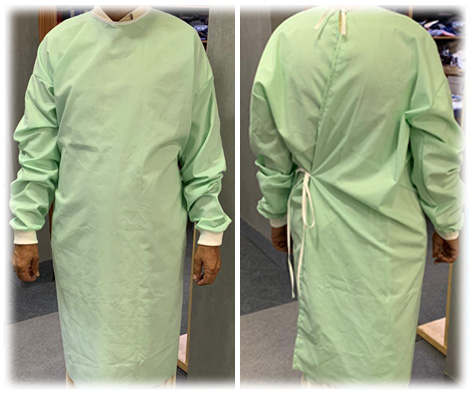 Woven Fabric Reusable Isolation Gowns