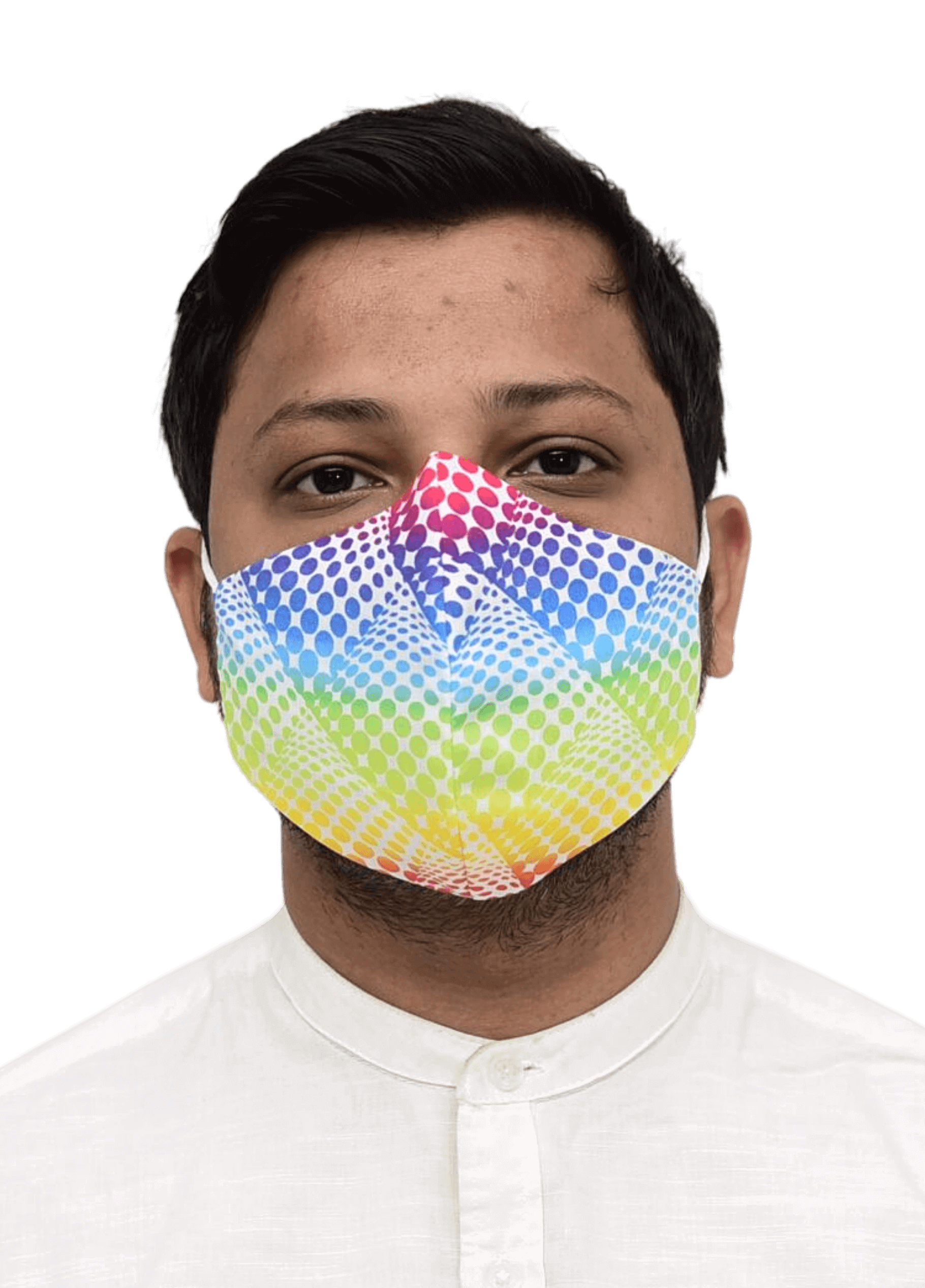 Nanofiber Multi Color Printed Face Mask