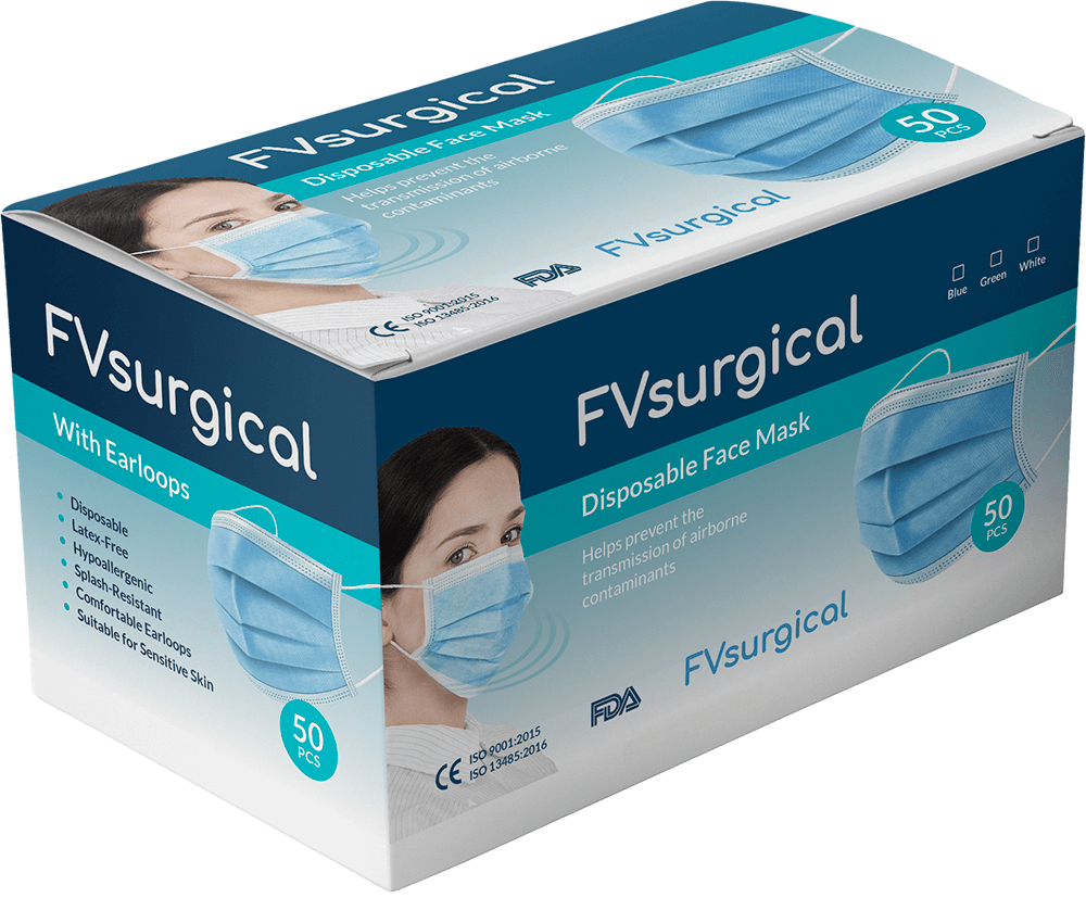 3 Ply Disposable Face Mask - Type I